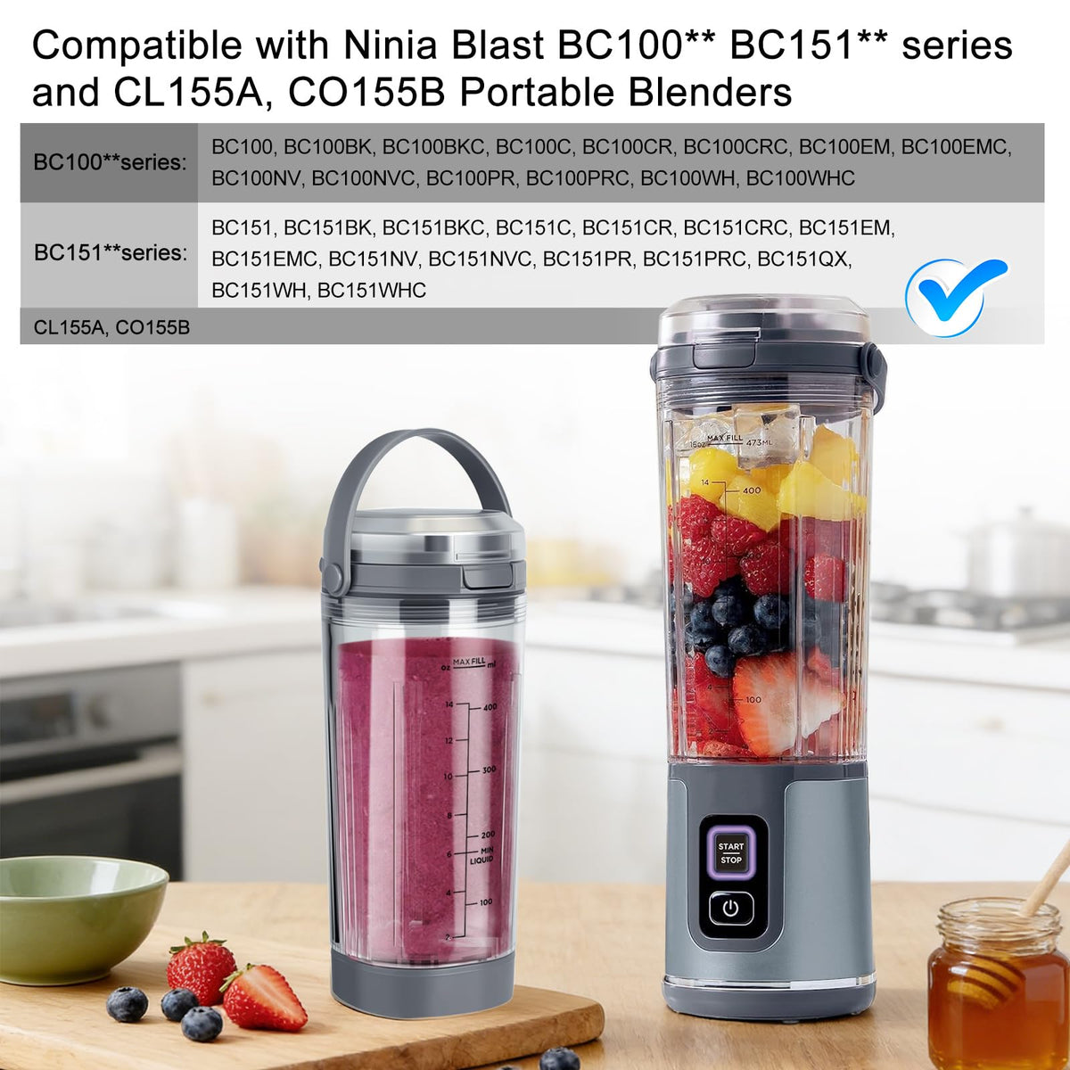 URSUMER Ninja Blast sip lid with carry handle for easy sipping.