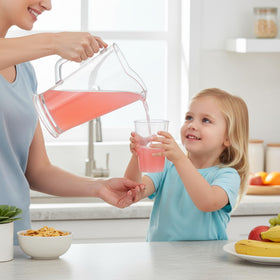 US Acrylic 64oz Bistro Pitcher Shatterproof is ideal for outdoor gatherings and reduced breakage.