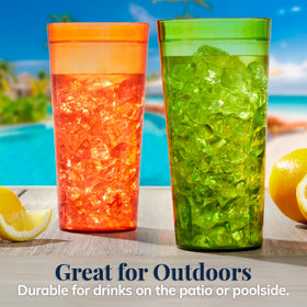 US Acrylic Café 32oz tumbler made in USA supports domestic manufacturing