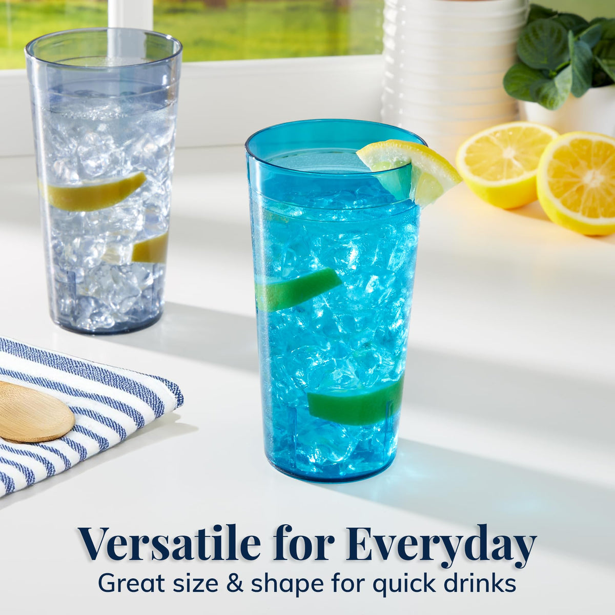 US Acrylic cafe tumblers BPA-free material supports safe daily drinking