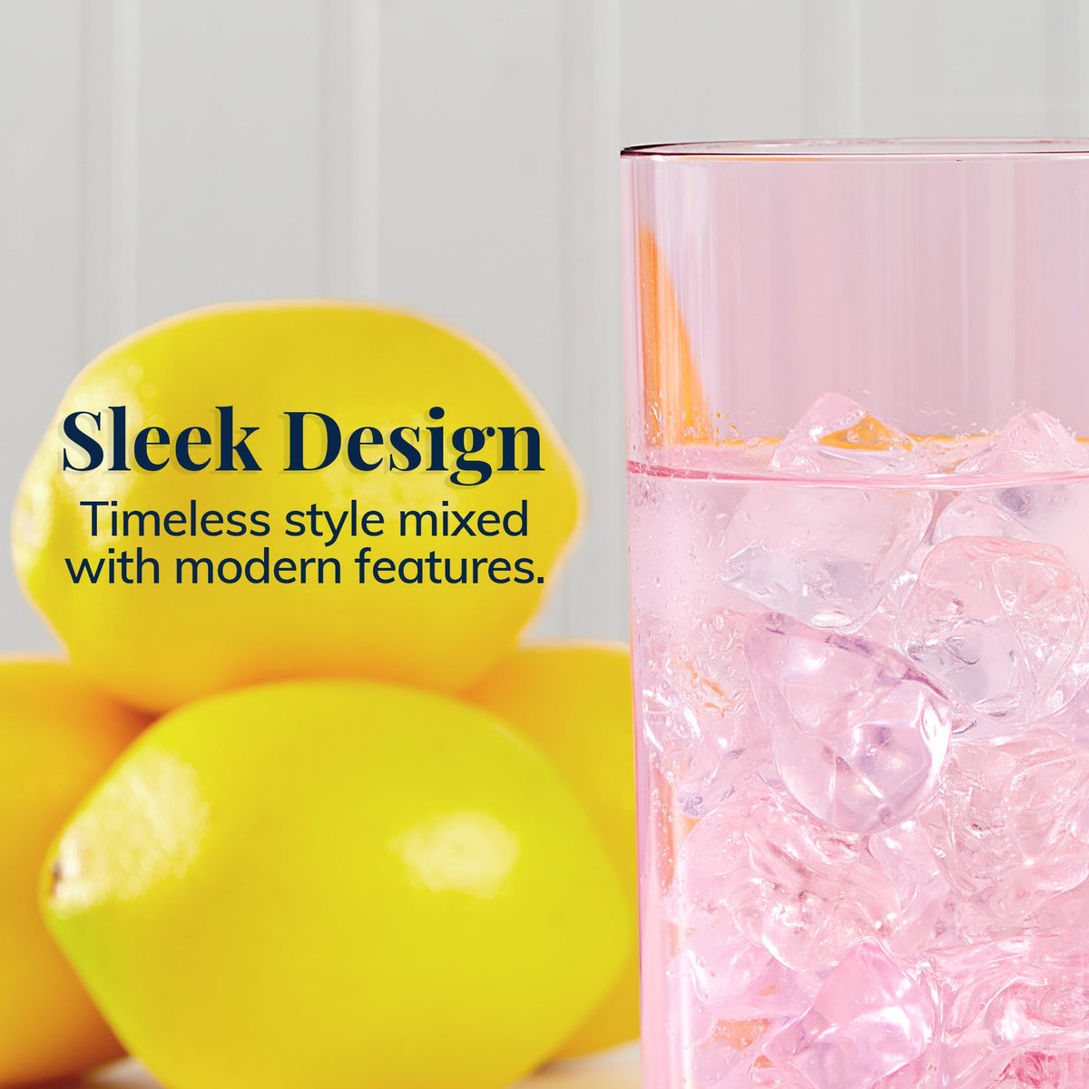 Home bar centerpiece with US Acrylic glasses for casual cocktails.