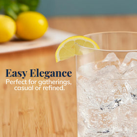 US Acrylic Classic Clear glass ideal for dorms and casual entertaining