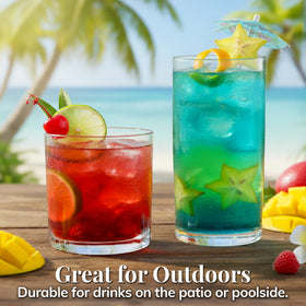 US Acrylic Classic Clear outdoor glass for patio dining