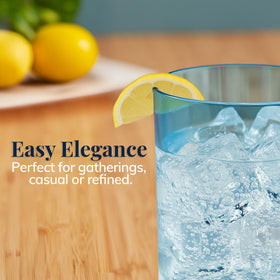 US Acrylic Classic smooth top edge for easy sipping comfort.