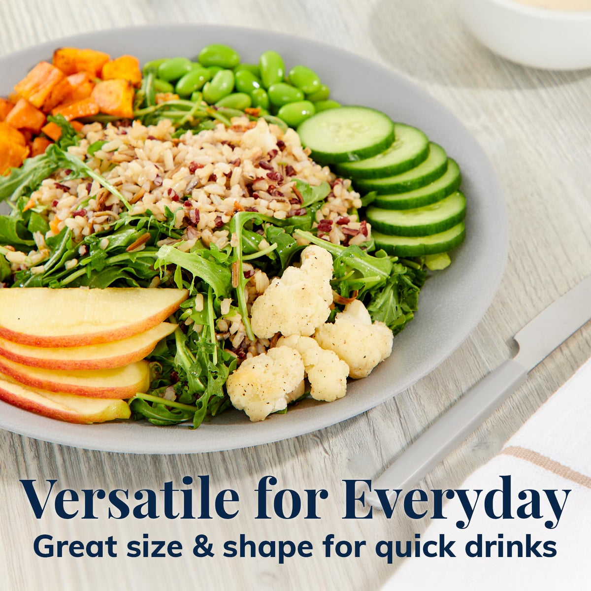 US Acrylic Everest plate shown as dishwasher-safe for easy cleanup