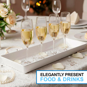 US Acrylic lightweight trays are easy to carry and clean