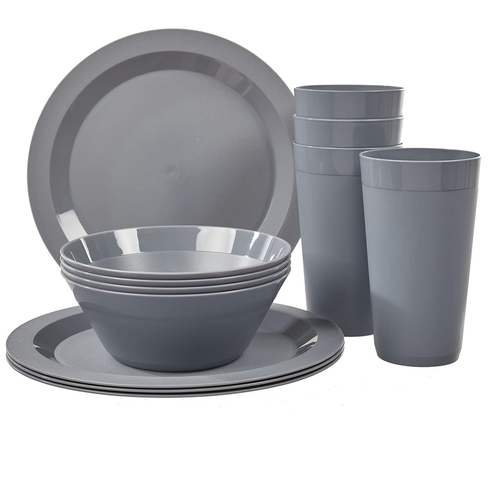US Acrylic Newport 20oz tumbler in grey stone, durable reusable drinkware for everyday use