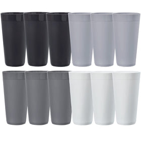 US Acrylic Newport 32oz tumbler grey top edge for smooth sipping