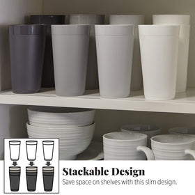 Shatter-resistant US Acrylic Newport tumbler for confident entertaining