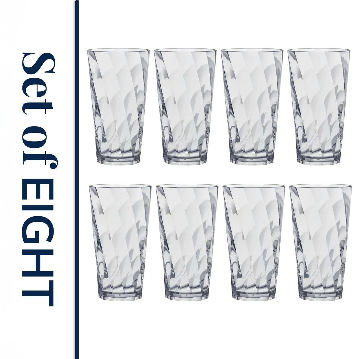 US Acrylic Optix versatile 20oz tumblers for poolside and camping