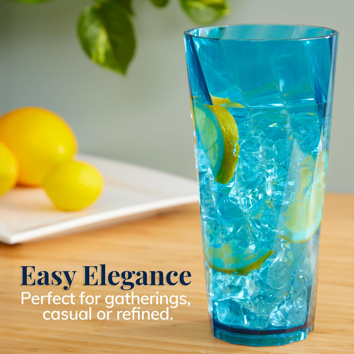 US Acrylic Optix dorm-rv-outdoor setup glassware for versatile entertaining.