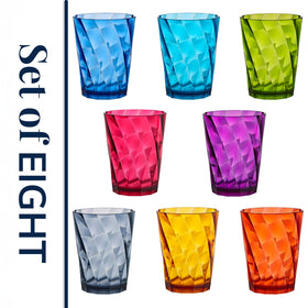 US Acrylic Optix ergonomic 14oz tumbler design offers a comfortable grip.