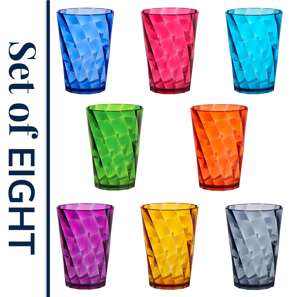 US Acrylic Optix Mini top-rack dishwasher safe for quick cleanup.