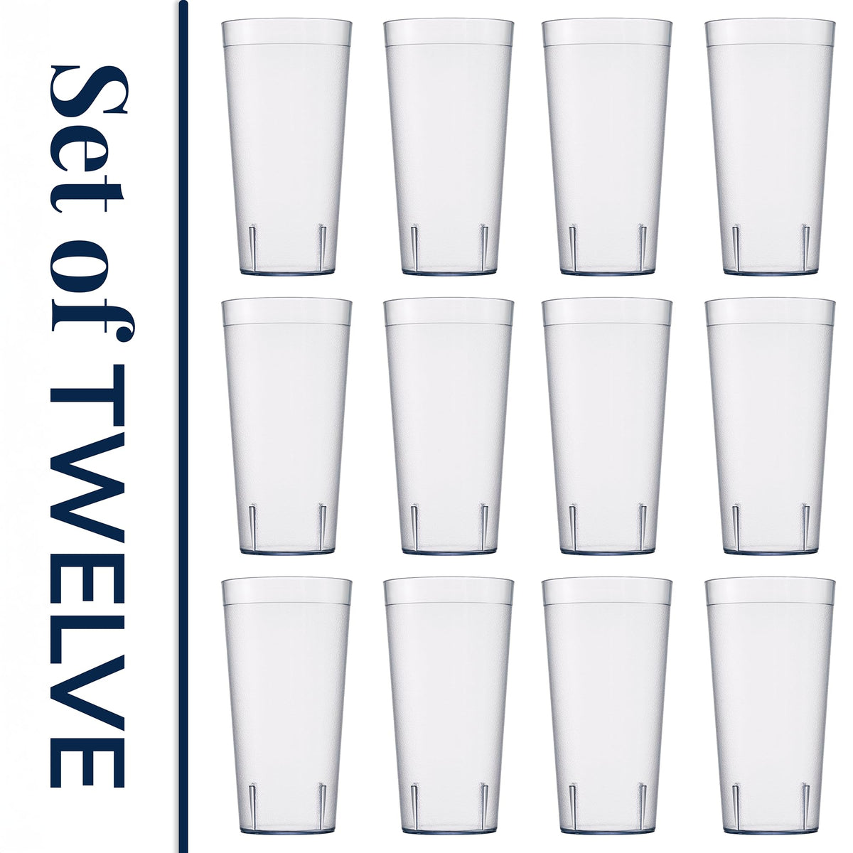 US Acrylic outdoor-use tumblers 32oz for patio and pool