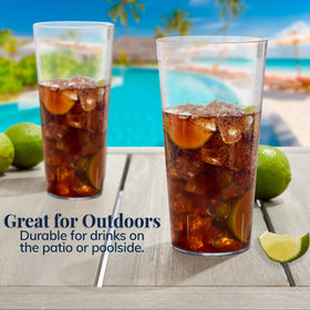 US Acrylic scratch-resistant finish cups maintain sparkle