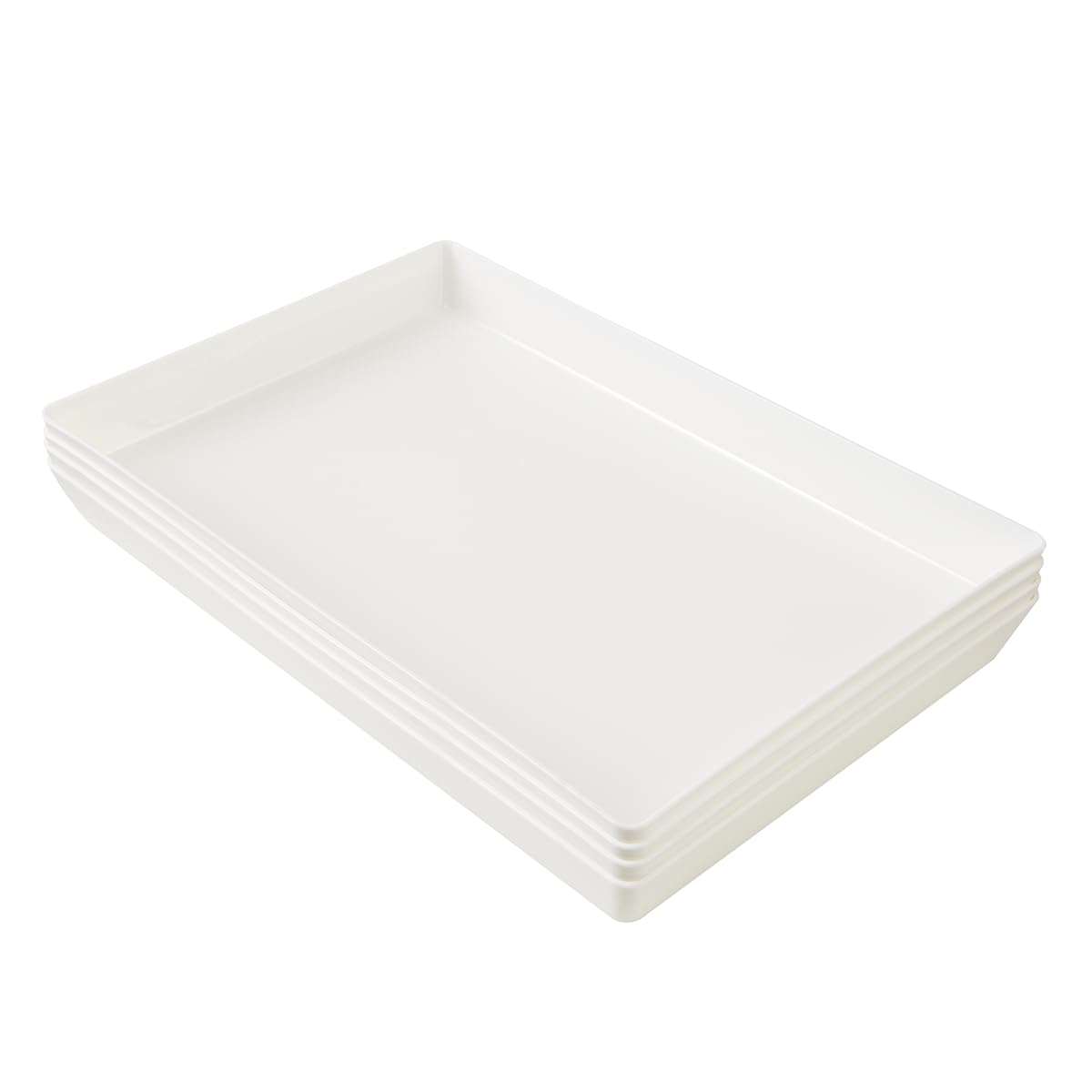 US Acrylic serving platters for appetizers, fruit, veggies, and desserts
