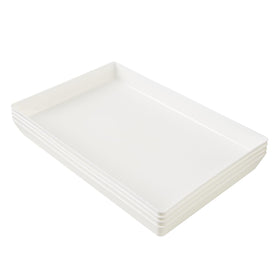 US Acrylic serving platters for appetizers, fruit, veggies, and desserts