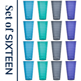 US Acrylic Splash set with coastal colors for versatile entertaining