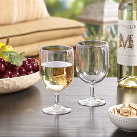 US Acrylic eight-piece stackable wine stem set, easy storage