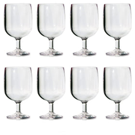 US Acrylic stackable wine glasses for durable outdoor events