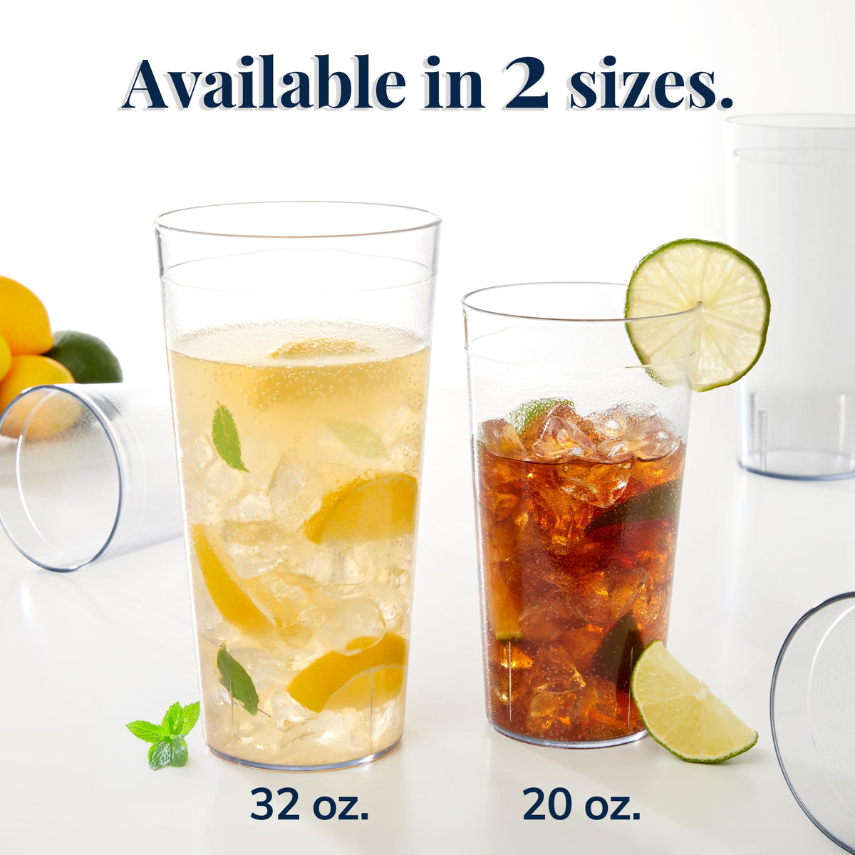 US Acrylic textured-wall 32oz tumbler with grip