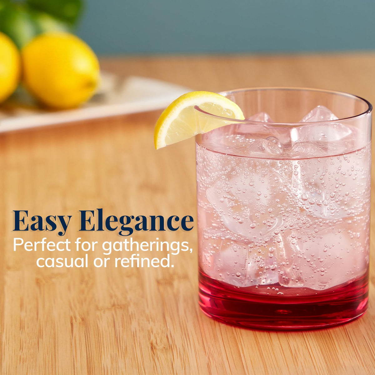 US Acrylic thick-base design delivers a glass-like feel in hand.