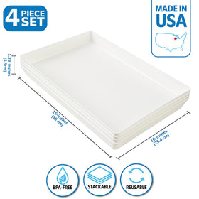 Close-up of US Acrylic tray showing durable plastic finish for long-lasting use