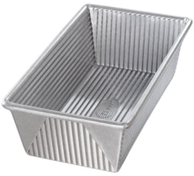 USA Pan 1145LF loaf pan top view highlights even heat distribution