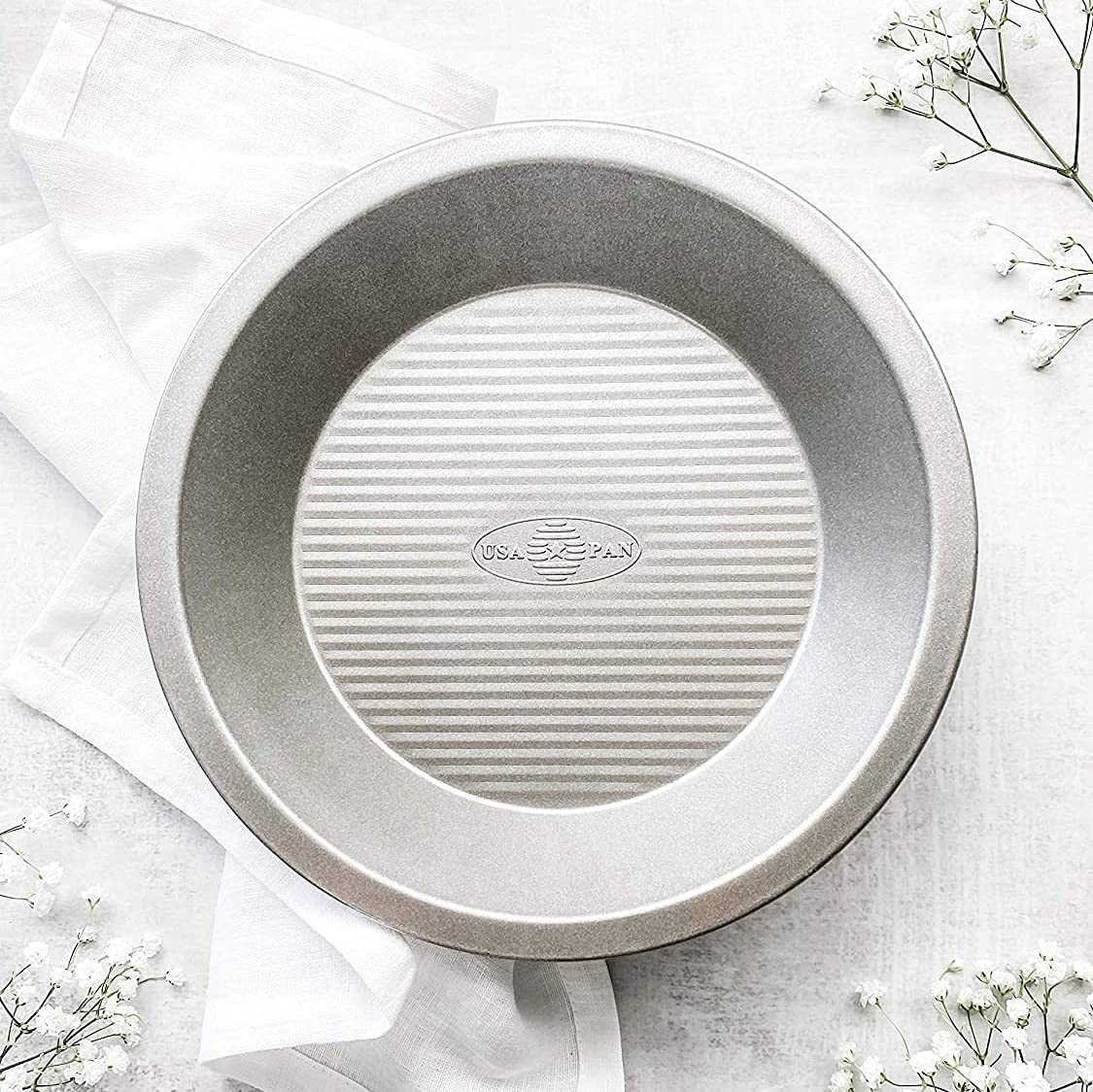 USA Pan durable aluminized steel pan built for long-lasting use.