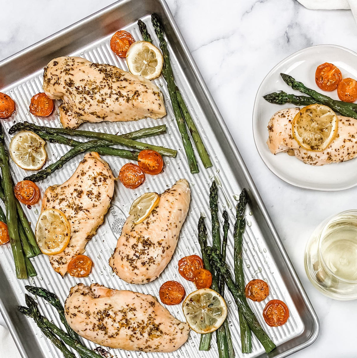 USA Pan bakeware with AMERICOAT coating for effortless release and cleanup.