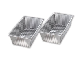 USA Pan loaf pan set 1lb for professional-grade home baking.