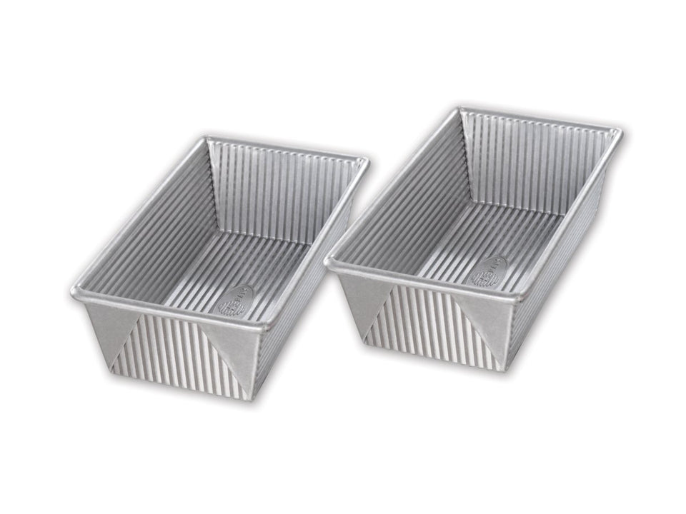 USA Pan loaf pan set 1lb for professional-grade home baking.