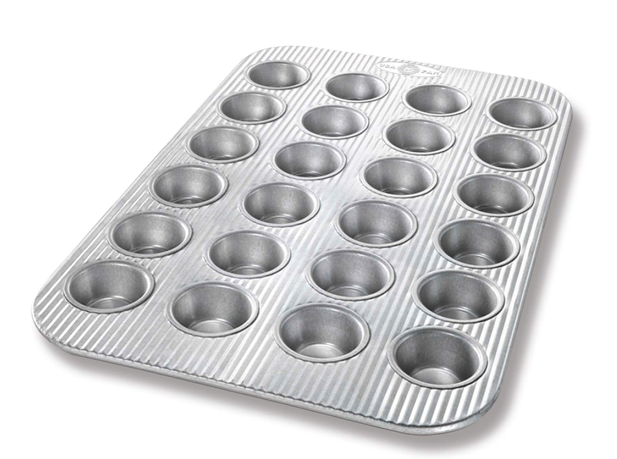 USA Pan mini muffin pan 24-cup with Americoat coating for easy release