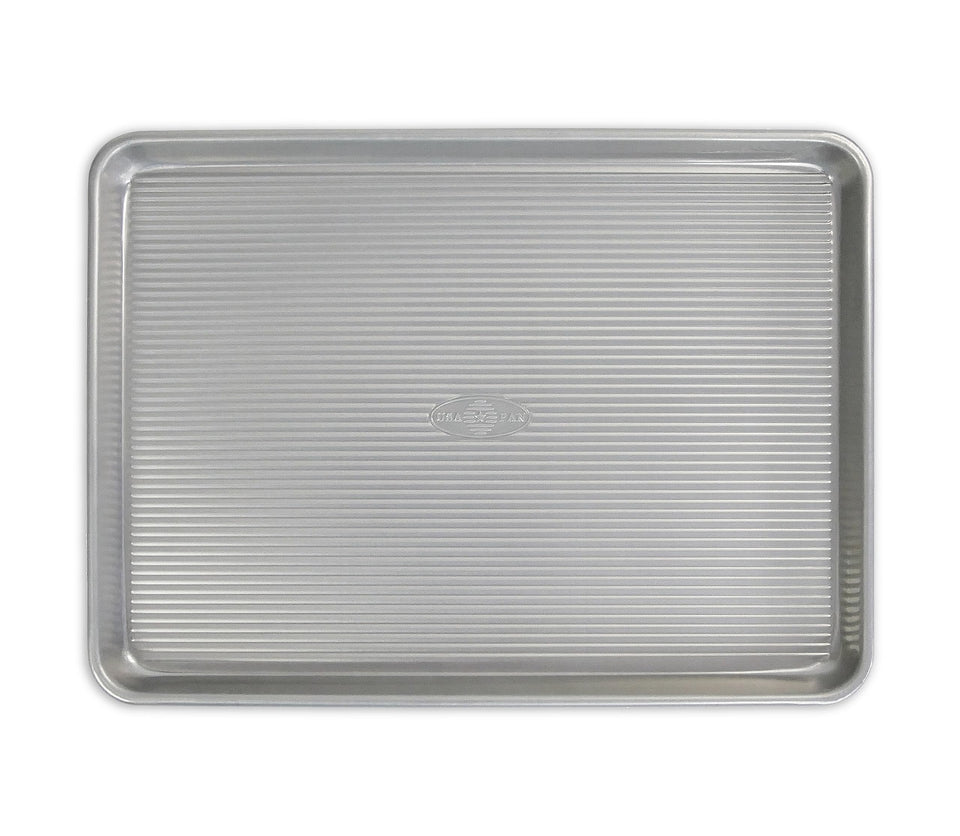 USA Pan nonstick half sheet pan enabling easy release of baked goods
