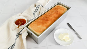 USA Pan Pullman loaf pan 13x4 inch surface delivers consistent shape and even heat.