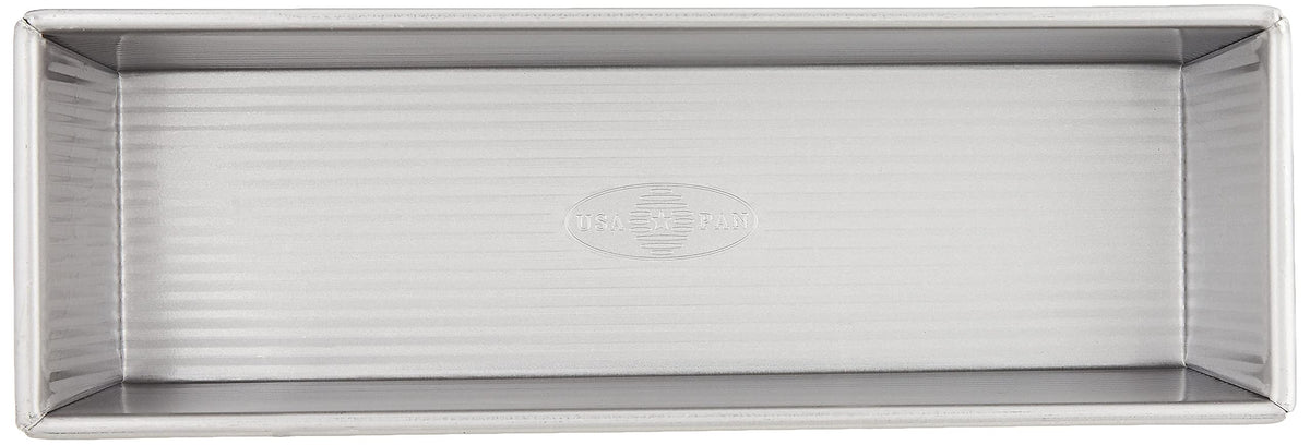 Side view showing durable aluminized steel for even heat and long-lasting use