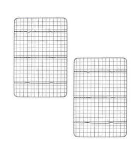 USA Pan quarter sheet cooling rack set of 2 for even cooling and easy release