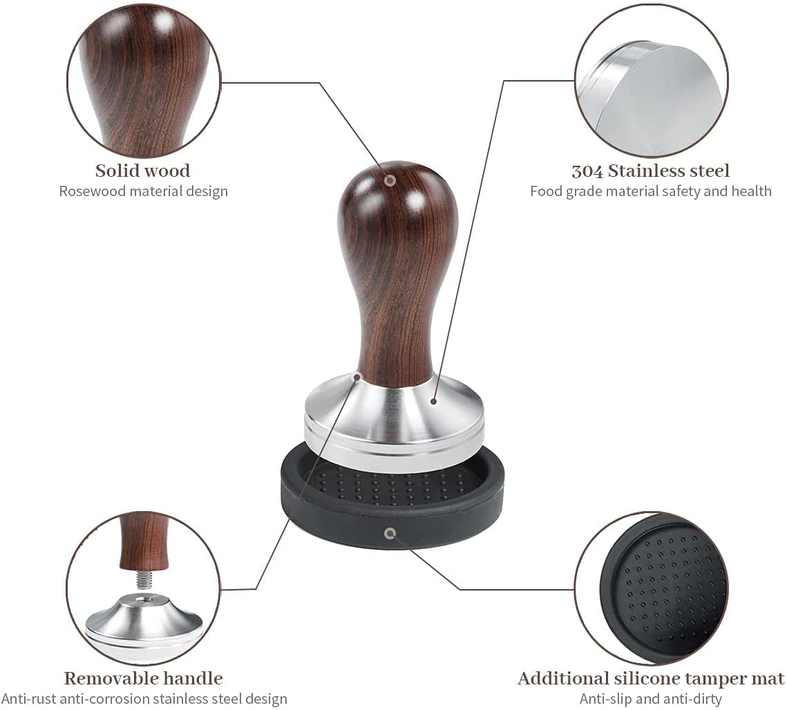USEAMIE tamper mat silicone keeps counter clean during tamping