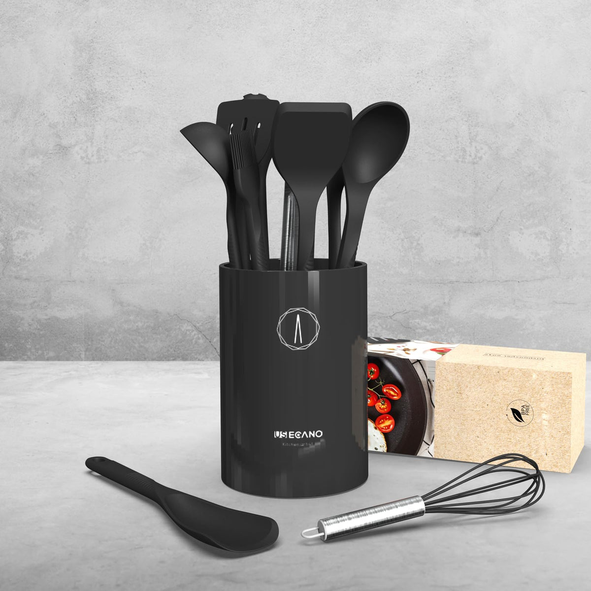 USECANO kitchen tong provides secure grip during tossing and serving