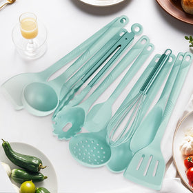 USECANO teal dishwasher safe utensils showcase easy cleanup after cooking