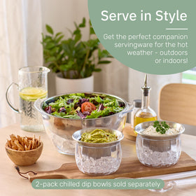Useful Co. family dinner and gatherings using the bowl on ice.