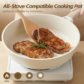 11-inch USELUCK pan diameter demonstrates large 4qt capacity