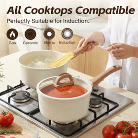 USELUCK induction-ready base ensures even heat on all stoves