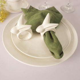 utalek bunny napkin ring wedding table, showcase chic decor for spring celebrations