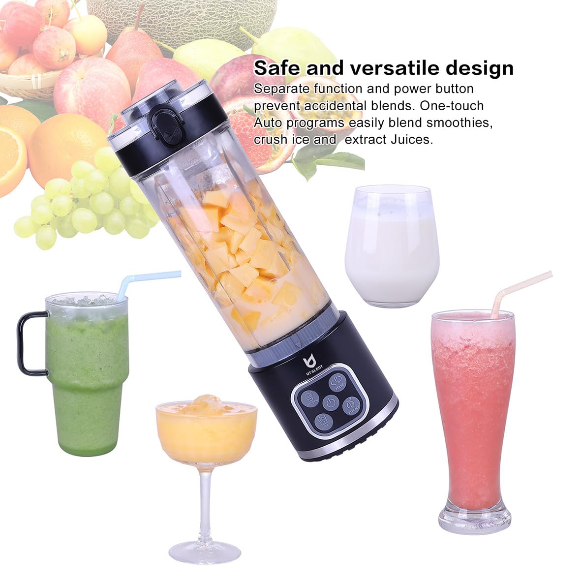 UTALENT 25oz cup provides generous portions for multiple servings.