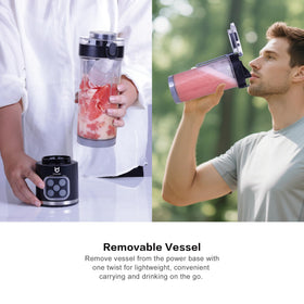 UTALENT sip spout lid keeps drinks spill-free during travel.