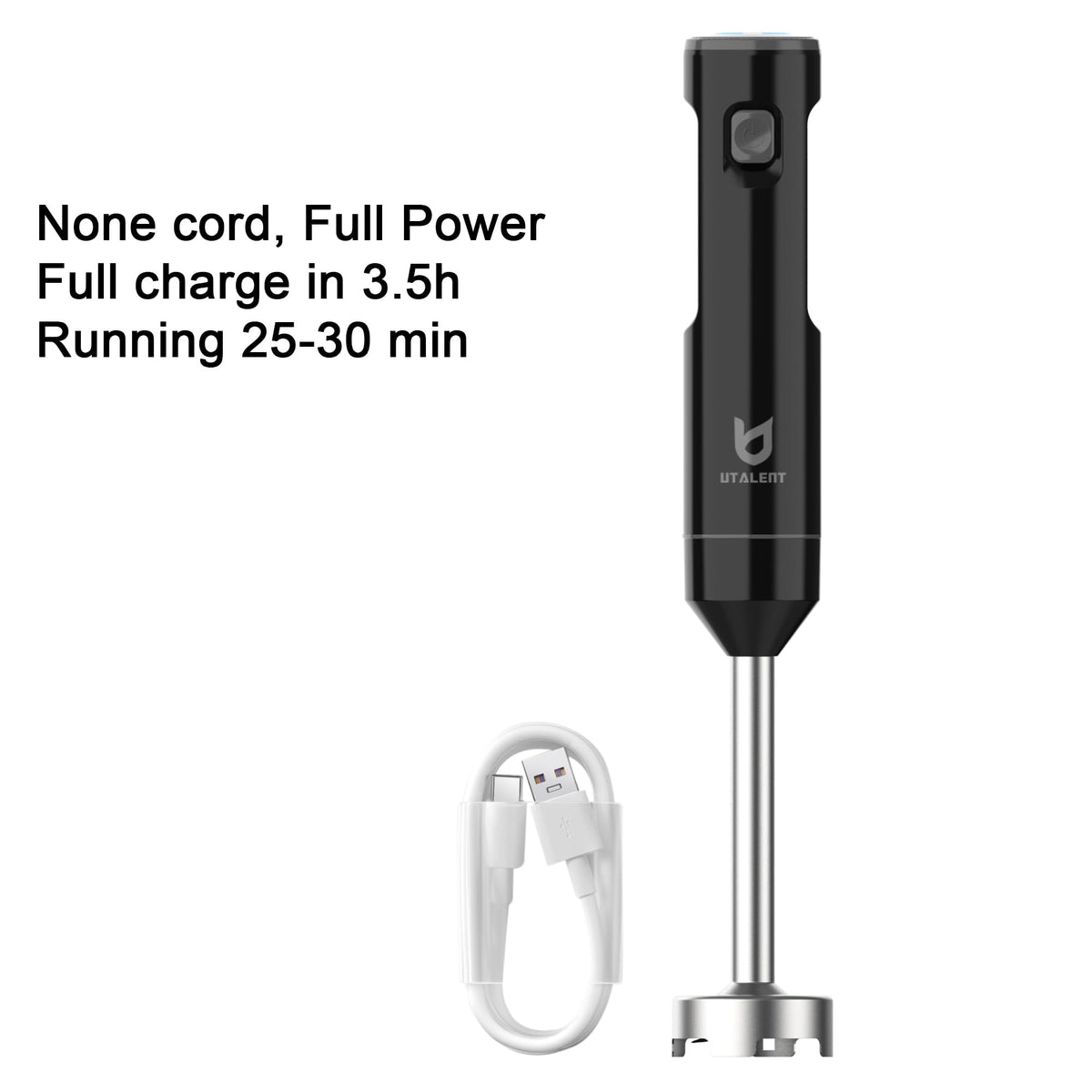 UTALENT chopper attachment with 600ml vessel for sauces