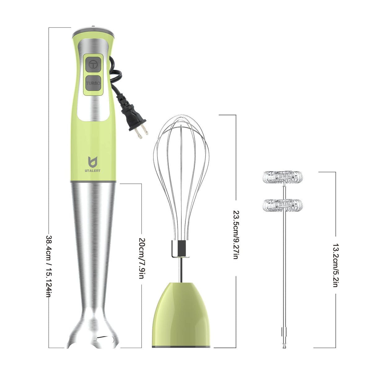 UTALENT blender in action blending soups, sauces, and baby foods