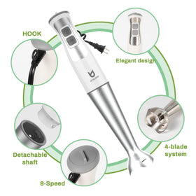 UTALENT milk frother attachment creates creamy foam for coffee and drinks.