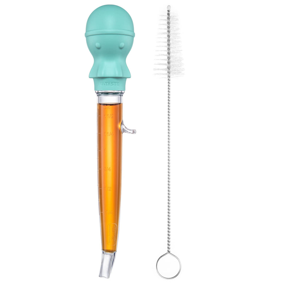 U-Taste 1.5oz angled baster for precise, mess-free basting